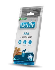 FARMINA Vet Life Dental Treat Joint Medium/Maxi 100 g (7 St.) dentale Leckerei für mittelgroße und große Hunde