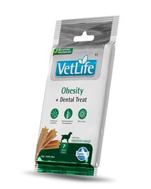 FARMINA Vet Life Dental Treat Obesity Medium/Maxi 100 g Zahnpflege-Leckerli für mittelgroße und große Hunde