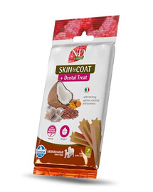 FARMINA N&D Quinoa Dental Treat Skin Coat Hering Medium/Maxi 100 g dental snack für mittelgroße und große Hunde