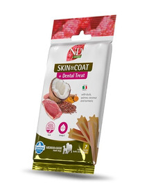 FARMINA N&D Quinoa Dental Treat Skin Coat Duck Medium/Maxi 100 g dentale Leckerei für mittelgroße und große Hunde