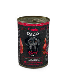 For Life dog pate pasztet z wołowiną dla psa 400 g