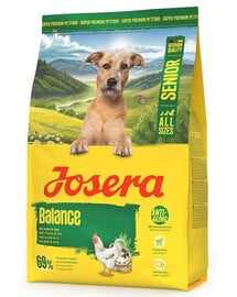 JOSERA Senior Balance für ältere Hunde mit niedrigem Fettgehalt 3kg