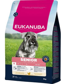 Senior Small Breeds Chicken 3 kg sucha karmadla starszych psów ras małych bogata w świeżego kurczaka