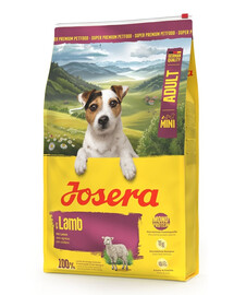 JOSERA Lamb Adult Mini monoprotein Hundefutter für kleine Hunde 10 kg