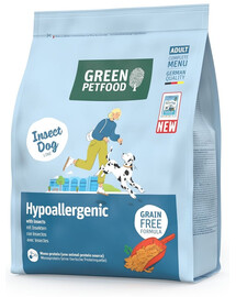 InsectDog Hypoallergen 900g bezzbożowa karma z białkiem owadów dla psów