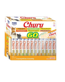 Churu Varieties Chicken Recipe 60x14g kremowy przysmak z kurczakiem dla kota