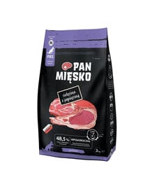 Cielęcina z jagnięciną dla seniorów M 3 kg