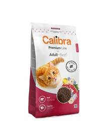 CALIBRA Cat Premium Adult Beef Trockenfutter mit Rind für Katzen 10 kg