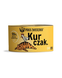 PAKA ZWIERZAKA Nassfutter mit Huhn Monoprotein für Katzen getreidefrei 200 g