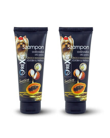 FREXIN Szampon z odżywką 2w1 dla psów Jojoba & Papaja 2x220 g