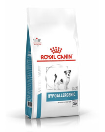 Royal Canin Veterinary Dog Hypoallergenic Small Dog sucha karma dla dorosłych psów ras małych wykazujących niepożądane reakcje na pokarm 3,5 kg