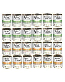 DOLINA NOTECI Mix smaków Premium Bogata w kaczkę z dynią i dziczyznę 24x800g