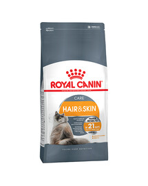 ROYAL CANIN Hair&Skin Care Trockenfutter für adulte Katzen, für glänzendes Fell und gesunde Haut 4x2 kg
