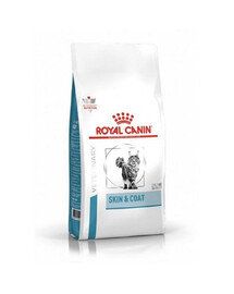 ROYAL CANIN Veterinary Cat Skin Coat Diätfutter für Katzen mit empfindlicher Haut 4x1,5 kg