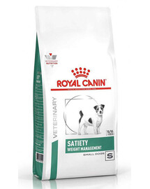 ROYAL CANIN Vet Dog Satiety Small Dog Trockenfutter für übergewichtige oder fettleibige, ausgewachsene Hunde kleiner Rassen 4x1.5 kg