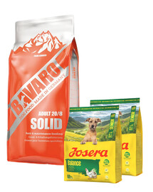 JOSERA Bavaro Solid Adult 20/8 18 kg + 2x900g GRATIS