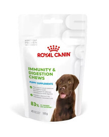 ROYAL CANIN Immunity Digestion Puppy Supplements Ergänzungsmittel für eine gesunde Verdauung und ein starkes Immunsystem bei Welpen 6x100g