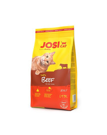 JOSERA JosiCat Tasty Beef mit Rind für adulte Katzen 4x1,9kg