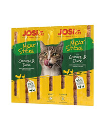 JOSERA JosiCat Meat Sticks Sticks mit Huhn und Ente für Katzen 48x35g