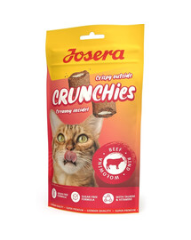 JOSERA Crunchies Beef knusprige Snacks mit Rindfleisch für Katzen 12x60 g