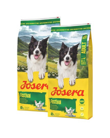 JOSERA Festival mit leckerer Soße für wählerische Hunde 2x12,5 kg