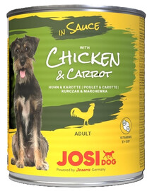 JOSERA JosiDog Chicken&Carrot in Sauce mit Hühnchen und Karotten in Soße für Hunde 6x830g