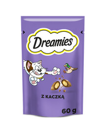 DREAMIES Snacks mit Ente knusprig für Katzen 60g