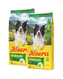 JOSERA Hypoallergenic Adult getreidefreies Futter mit Insektenbefall für empfindliche Hunde 2x12,5 kg