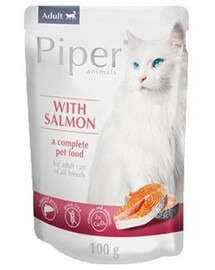 PIPER Animals Cat z łososiem 100 g mokra karma dla kota