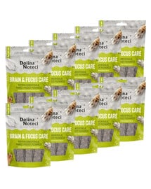 DOLINA NOTECI Smart Chews Brain & Focus Care Unterstützung der kognitiven Funktionen, getrocknete Leckerlis für Hunde 10x100g