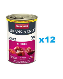 ANIMONDA GranCarno Adult serca 12x400g