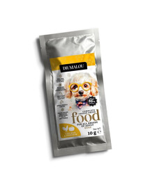 DR MALOU Gefriergetrocknetes Futter Huhn mit Kürbis Trockenfutter für Hunde 2x10g