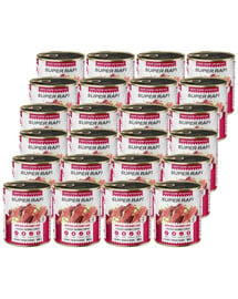 RAFI Super z cielęciną i wątróbką z królika 24x800g pasztet dla psów