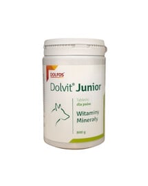 DOLFOS Dolvit Junior Vitamin- und Mineralstoffpräparat für Welpen und Junghunde 800g, 510 Tabletten