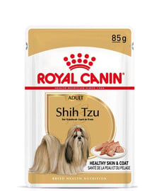 ROYAL CANIN Shih Tzu Adult Nassfutter Stücke in Soße für adulte Shih Tzu 48 x 85 g