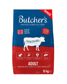 Butcher's Trockenfutter mit Rind für adulte Hunde aller Rassen 10kg