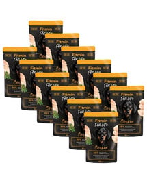 FITMIN For Life Dog Adult Chicken Nassfutter Huhn mit Kräutern in Soße 12x85g