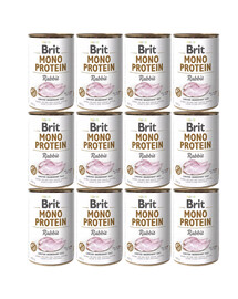BRIT Mono Protein Rabbit 12x400 g monoproteinowa karma królik