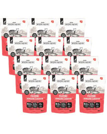 WIEJSKA ZAGRODA Nassfutter Monoprotein Filets Lamm mit Thunfisch für adulte Hunde getreidefrei 12x280 g
