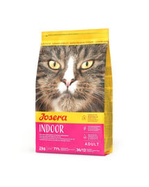 JOSERA Indoor getreidefreies Futter für kastrierte Katzen und Wohnungskatzen 2 kg