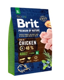 BRIT Premium By Nature Adult Extra Large XL 3 kg