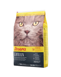 JOSERA Catelux mit Geflügel  Anti-Haarballen für anspruchsvolle Katzen 2 kg