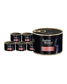 DOLINA NOTECI Premium Kalbfleischreiches Futter für ausgewachsene Katzen 185 g