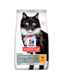 HILL'S Science Plan Feline Mature Adult sterilised cat chicken 3 kg
