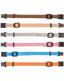 TRIXIE Welpenhalsbänder Junior 6 Stk. M-L 22-35 cm/10mm verschiedene Farben