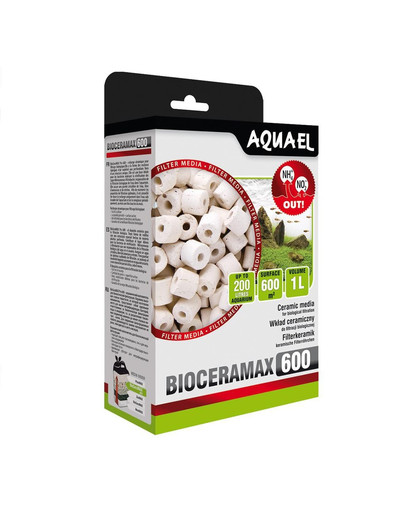 AQUAEL BIOLOGISCHE Effektive Filtermedien Bioceramax Pro 600 1l