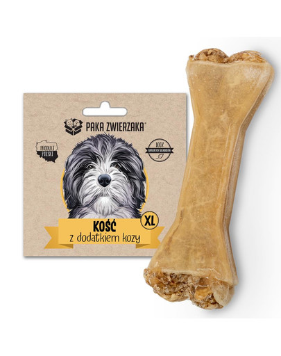 PAKA ZWIERZAKA KNOCHEN MIT ZIEGENFLEISCH XL 17 cm