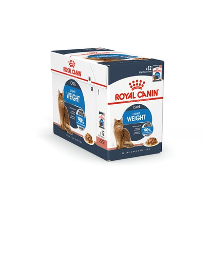 ROYAL CANIN Ultra Light Gravy Nassfutter in Soße für übergewichtige Katzen 12x85g