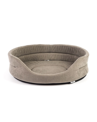 FERA Hundebett oval grau L 66x55x17 cm