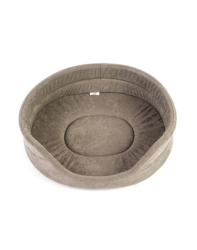 FERA Hundebett oval grau S 53x44x16 cm